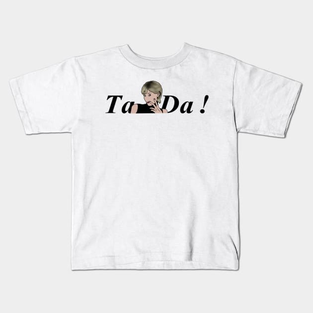 The Crown - Diana "Ta-Da!" (Version 1/2) Kids T-Shirt by HeavenlyTrashy